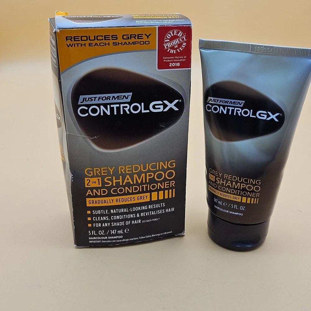 Just For Men Control GX Grey Reducing Shampoo Discontinued 2017 NOS‎ New 5 Oz